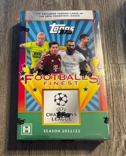 2021-22 Topps UEFA Football's Finest Soccer Hobby Box Sealed Factory New