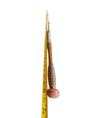 ■アンティーク ヴィンテージ 釣り竿 Vintage Montague Stone Harbor Two Piece Bamboo Trolling Boat