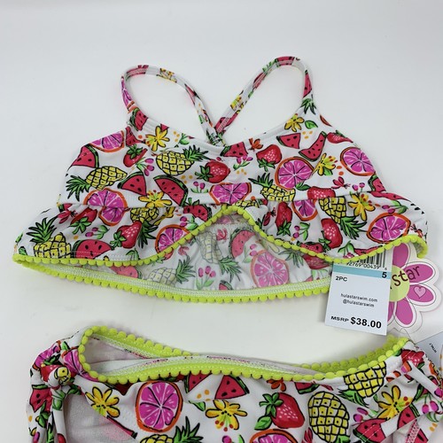 Hula Star Sz 5 Girl Fruit Bikini - Picture 3 of 4