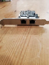 Syba SY-PEX24028 Dual LAN Ports 1000-Base T Gigabit Ethernet Card Green