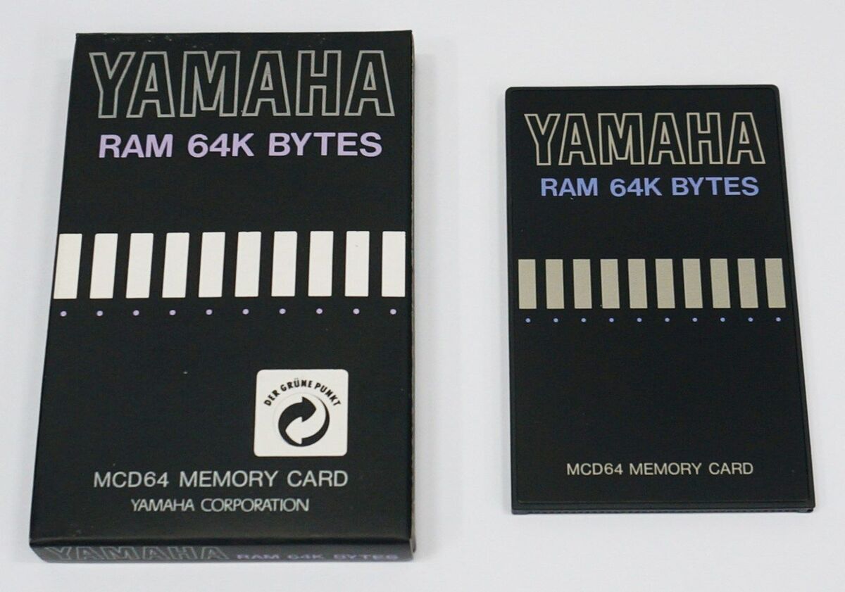 MCD64 MEMORY CARD RAM 64K BYTES ヤマハ