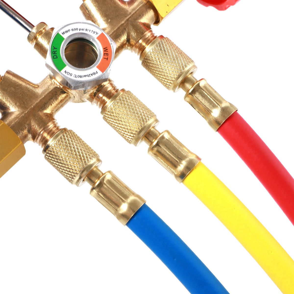 AC Hose Manifold AC Manifold Gauge Set For Refrigeration - 3FT - Foto 11