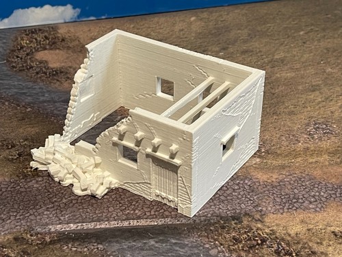 Arabische Häuser Gebäude beschädigt Afrika 2. Weltkrieg moderner Naher Osten 28 mm - Bild 33 von 70