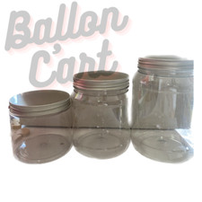 Barattoli Vuoti Per Confetti Caramelle Marshmallow Eventi Feste (Diametro 10cm)