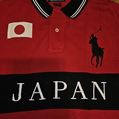Polo Ralph Lauren Embroidered Japan Logo Flag Short Sleeve Polo Ralph Lauren Embroidered Japan Logo Flag Short Sleeve