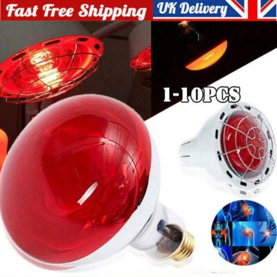 E27 275W 220V Infrared Red Heat Light Therapeutic Therapy Lamp Bulb Pain Relief