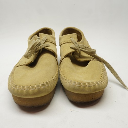 EUC! Clarks Original Wallabee Suede Low Top Shoes Womens Sz 8.5 wheat Classic - Picture 5 of 10