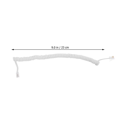 2 Pcs Telephone Cable Office Cord Coiled Cords Cables for Landline - Photo 7/12