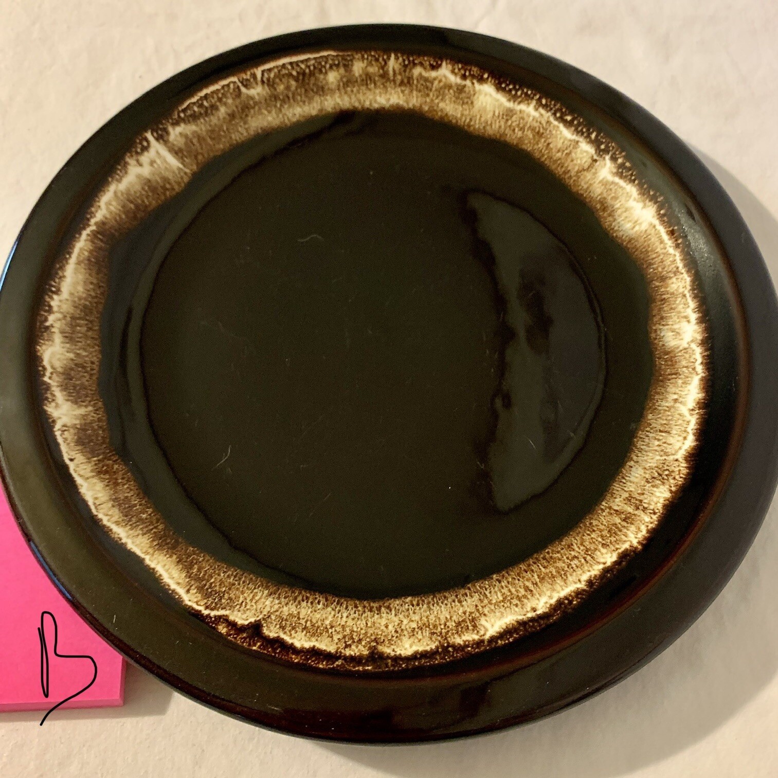 PFALTZGRAFF Gourmet Brown Drip Glaze Dinner Plates 10 1/8" Discontinued