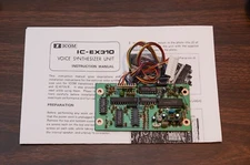 ICOM VOICE SYNTHSIZER EX310 EX-310 FOR IC-751 IC-751A R71A - WITH INSTRUCTIONS