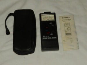 Greenlee Sound Level Meter 93-20 W/ Case & Instruction Manual