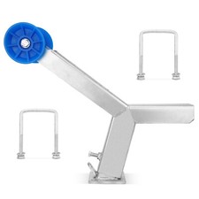 Boat Trailer Winch Post w/Roller For 3" W X 4" H Boat Trailer Drawbar Adjustable