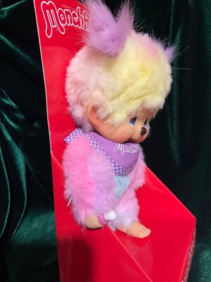 新品 Tie Dye plush Girl モンチッチ 3526 レア Monchhichi