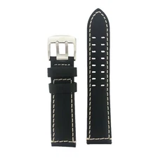 Watch Band Genuine Leather to Fit Luminox 20mm 22mm Brown Black