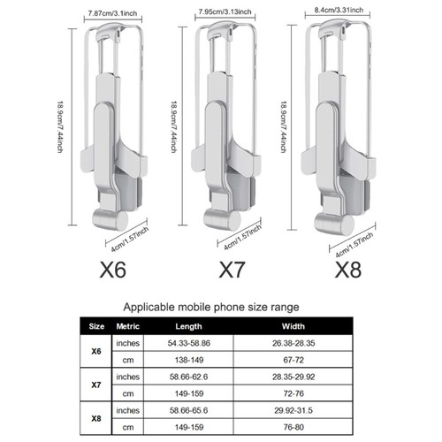 Universal 360 Degree Rotatable Mobile Phone Holder Invisible Portable Lazy Sport - Zdjęcie 8 z 9