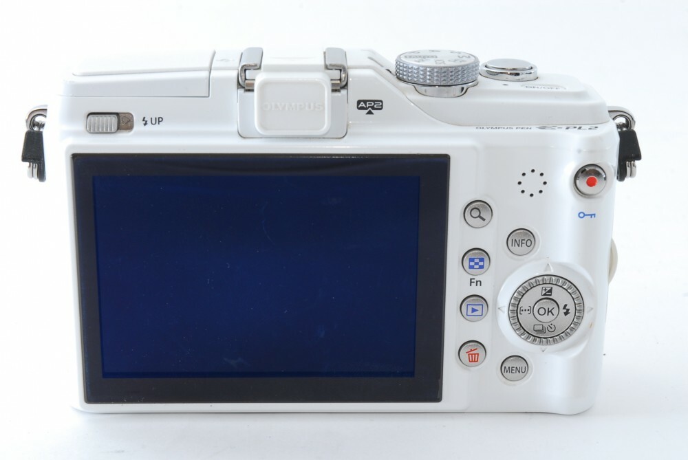 Olympus PEN E-PL2 12.3MP 14-42mm Lens Set White [Exc+++] w