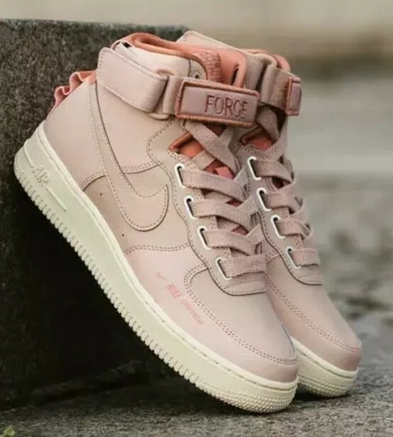 nike women's air force 1 high pink white