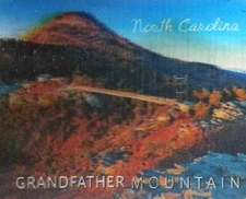 Grandfather Mountain North Carolina 3D Fridge Magnet