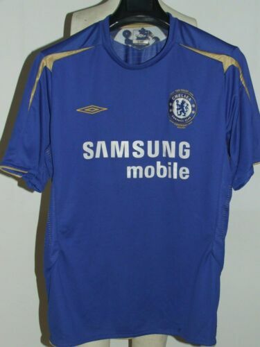 Maillot vintage Chelsea Desailly #6 Autoglass jaune Jersey