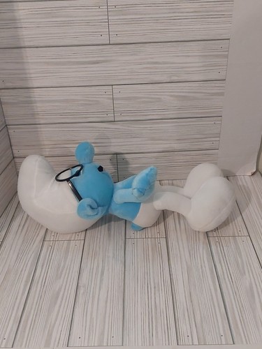 THE SMURFS Brainy Smurf GLASSES Official Kellytoy 14” Plush Stuffed Animal Toy - Picture 2 of 6