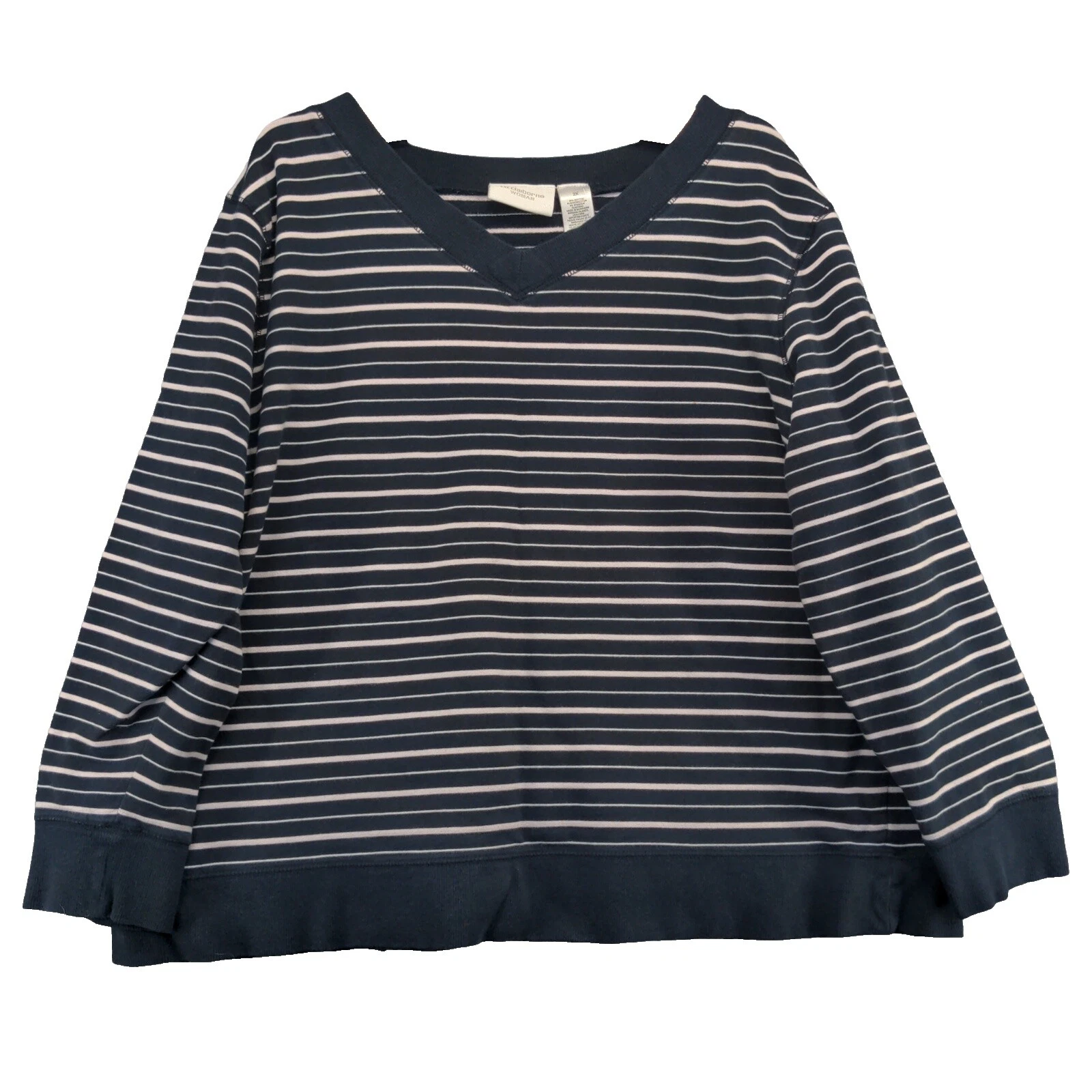 Liz Claiborne Striped Long Sleeve Hoodies & Sweatshirts for Women