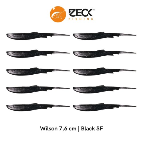 10 Gummifische Drop Shot Köder Barsch Zeck Wilson 7,6 cm Gummiköder Zander Shads - Bild 7 von 12