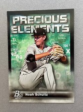 2023 Bowman Platinum Baseball Noah Schultz Precious Elements #PE-25 White Sox