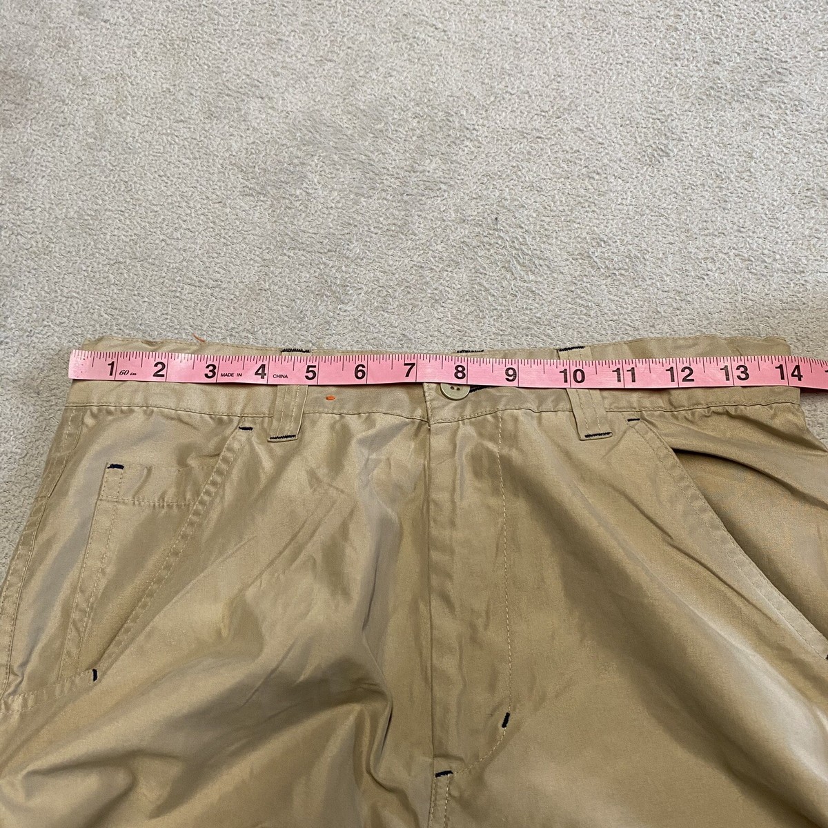 【KISHIDAMIKI】convertible trousers Lee Pipes Convertible Pants 18R Khaki Wide Leg Baggy Y2K