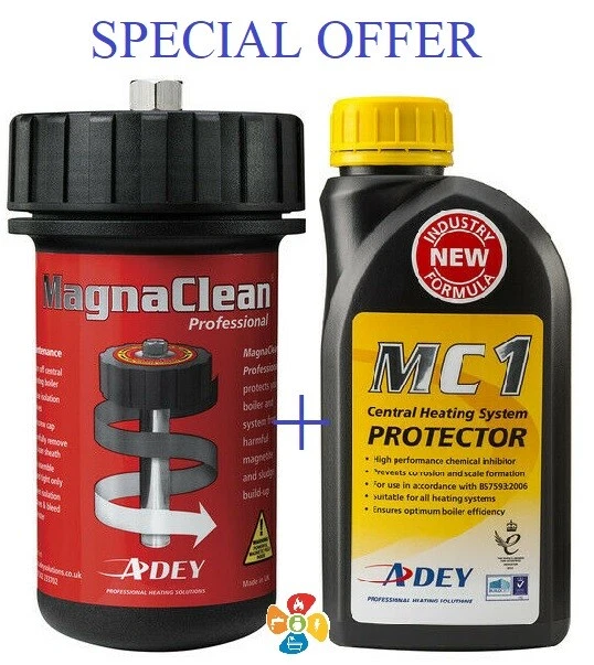 Magnaclean Professional 22mm Magnetic Boiler Filter u0026amp; Protector MC1  Pack | eBay