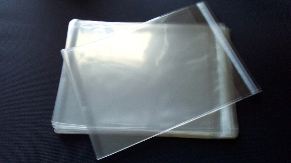 GIFTS INT 100 - 4"x6" CLEAR LIP & TAPE CELLO BAGS SELF SEALING RESEALABLE 4 x 6