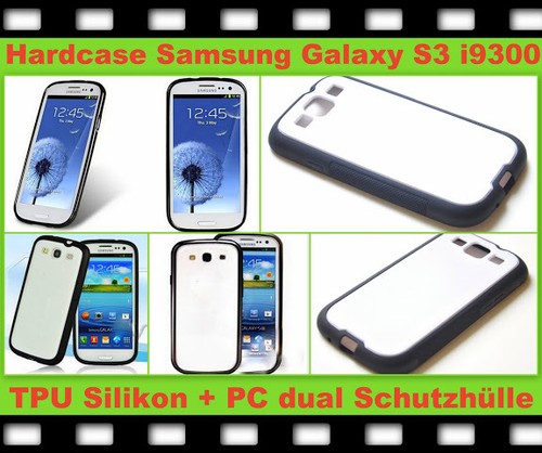 Schutz Hülle Case Cover für Samsung Galaxy S3 SIII i9300 Tasche Bumper Folie - Bild 2 von 3