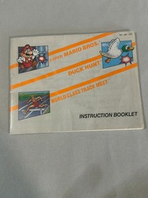 Super Mario Bros./Duck Hunt/WC Track Meet: NES- Game, Manual and Sleeve- Tested