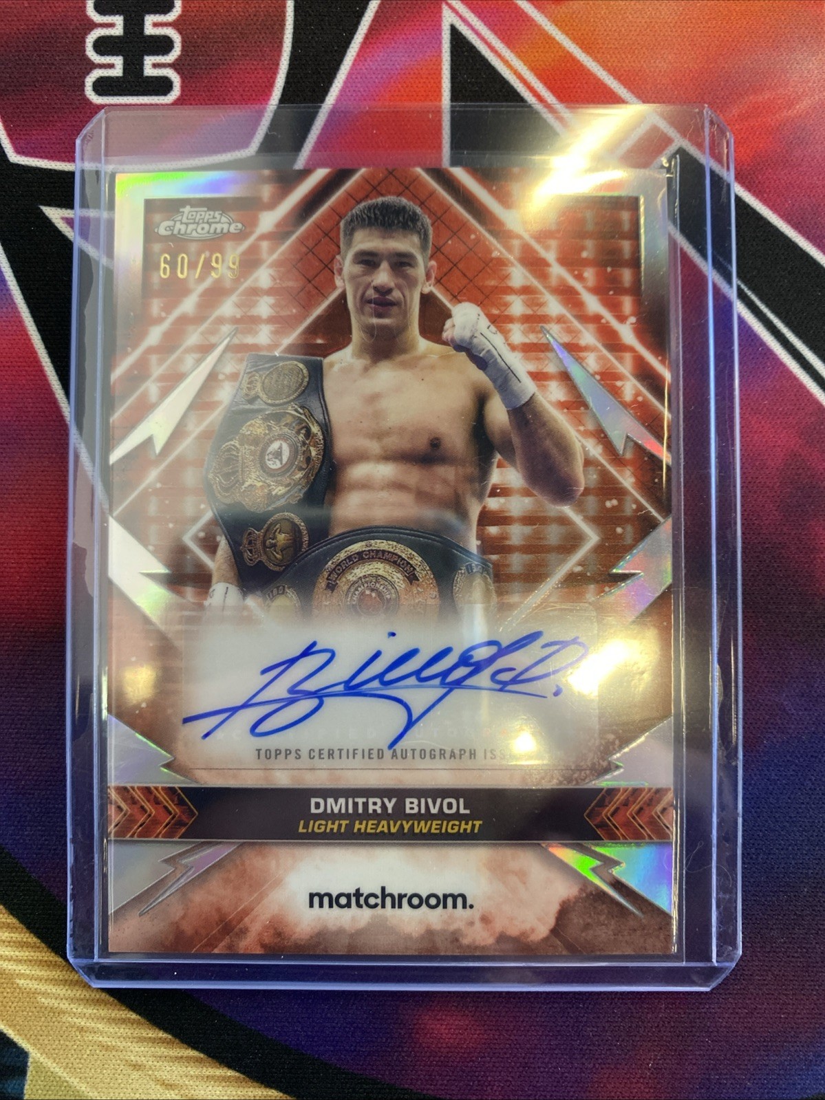2024 Topps Chrome Boxing Dmitry Bivol Championship Autograph /99