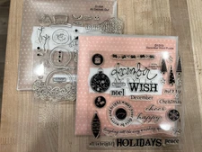 My Acrylix Close to my Heart - All Decked Out D1308 & December Word Puzzle D1313