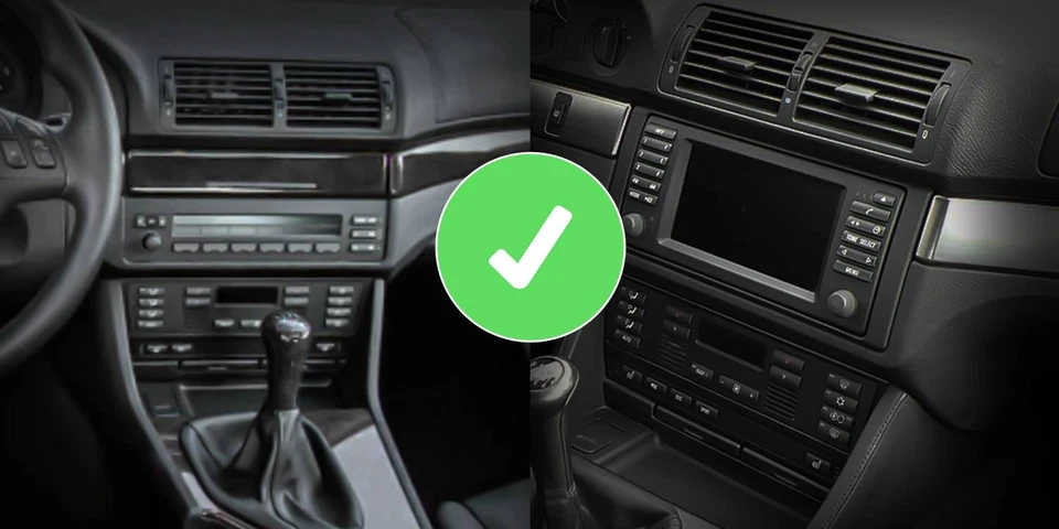 4+64GB Navi Carplay DAB+ Bluetooth Android Radio Für BMW 5er E39 X5 E53 - Bild 3 von 4