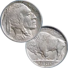 1913 D Type 2  Buffalo Nickel  ANACS AU53