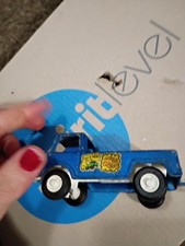 Vintage 1969 Tootsie Toy Wheelie Wagon BLUE Pick Up Truck