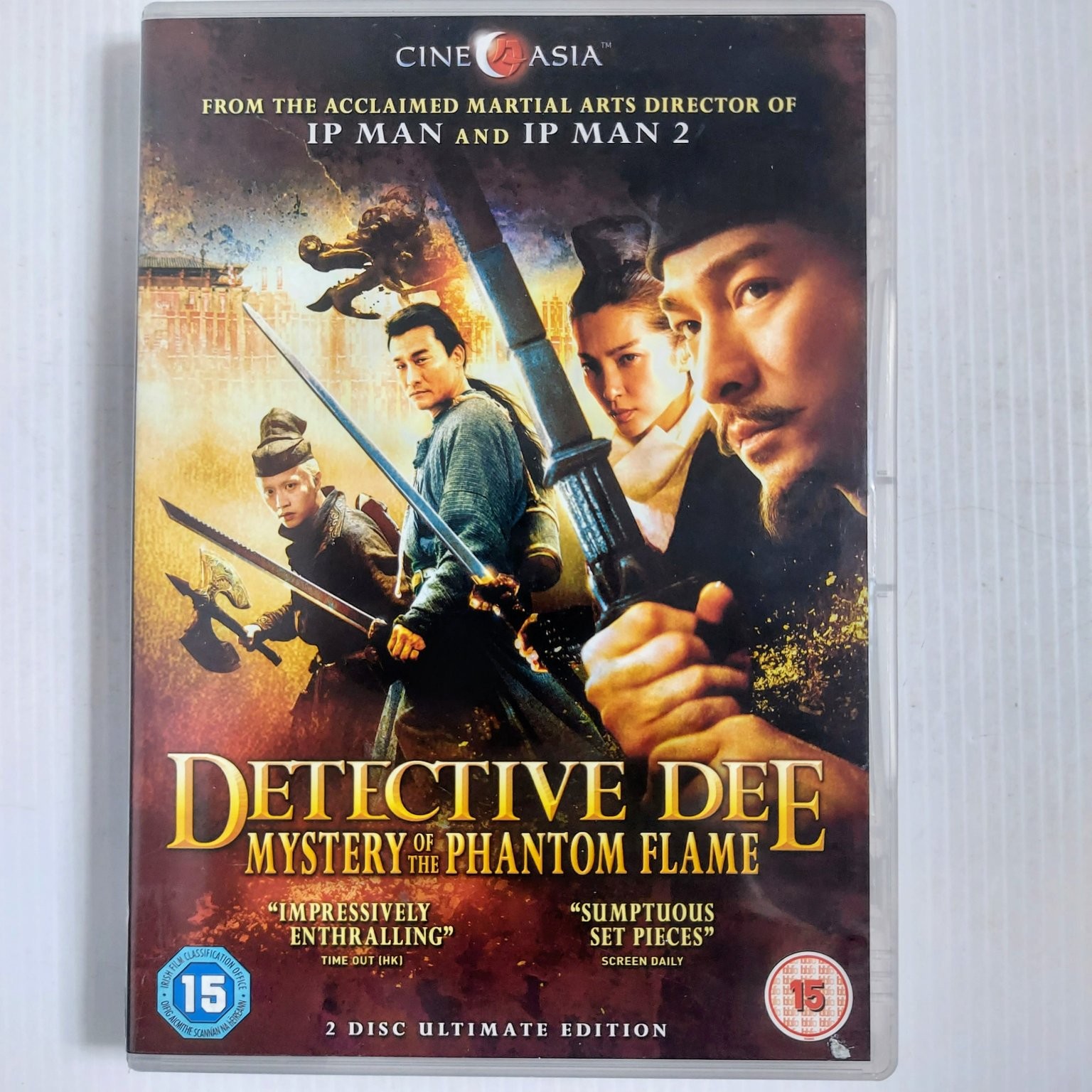 Detective Dee Mystery of the Phantom Flame DVD 2010 Andy Lau Tsui Hark