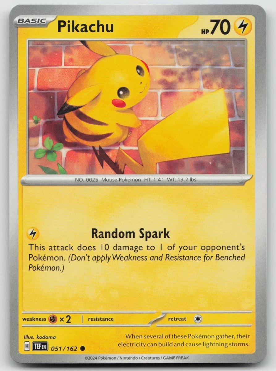 ポケモンカード ピカチュウ 051/162 Pikachu 051/162 SV05: Temporal Forces for sale | eBay