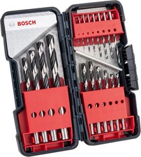Bosch Metallspiralbohrer HSS-Set PointTeQ DIN 338 18-teilige ToughBox Werkzeug
