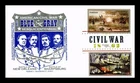 US COVER CIVIL WAR SESQUICENTENNIAL FDC COMBO GRAEBNER AFDCS THERMOGRAPHED