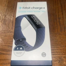 Fitbit Charge 4 Activity Tracker - Storm Blue/Black