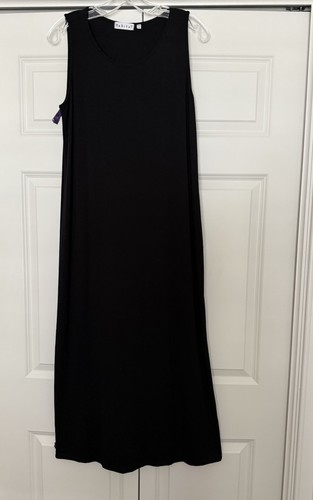 Langes schwarzes ärmelloses Kleid von "Habitat" Größe M gebraucht, in einwandfreiem Zustand - Bild 1 von 4