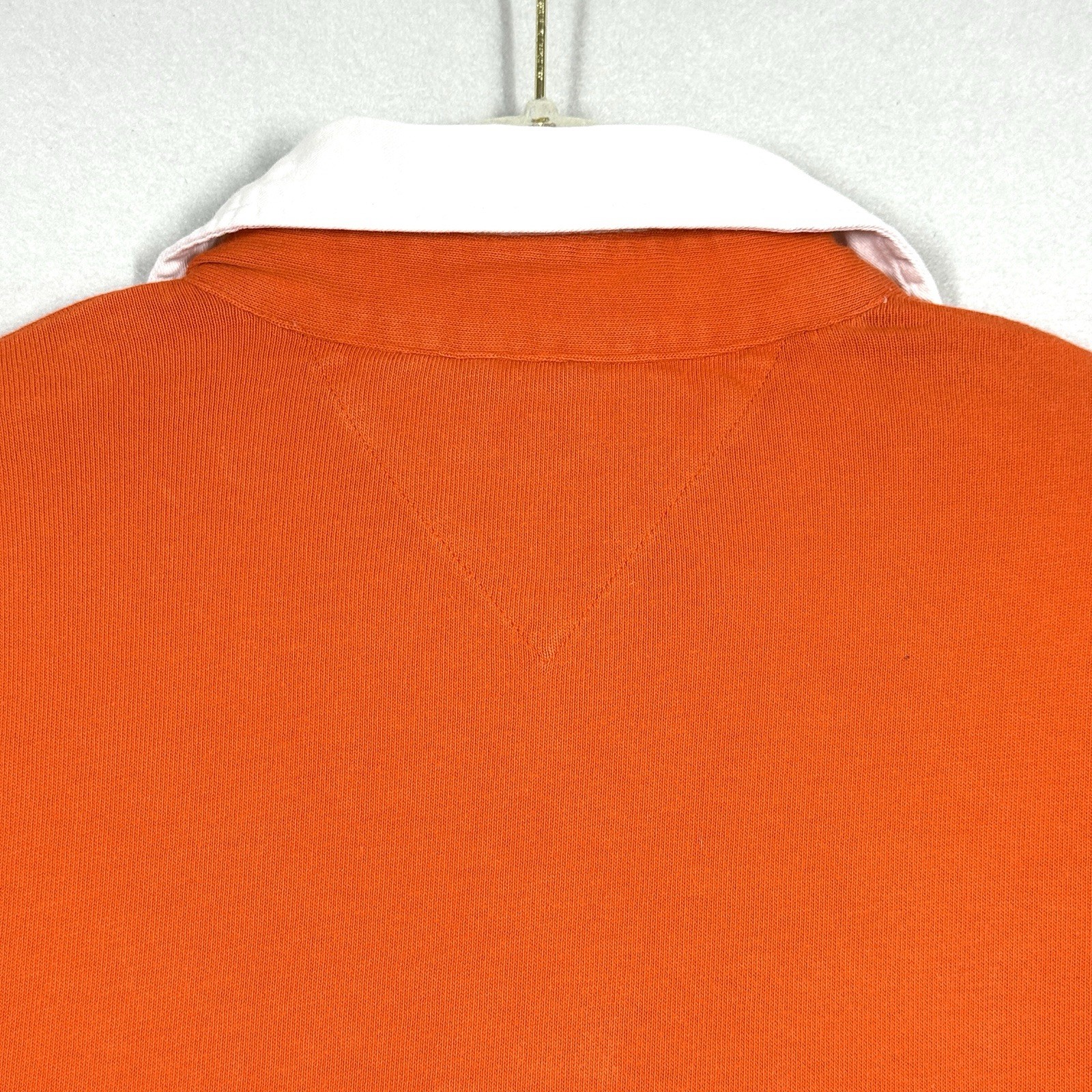 Vintage Tommy Hilfiger Rugby Shirt Mens Medium Illinois Logo Long Sleeve Polo thumbnail 10