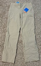 NWT Columbia Women's Size 8 PFG Aruba Roll Up Pants Fossil Khaki NEW