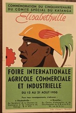 Congo Belgium 1950 Special Committee Katanga Card