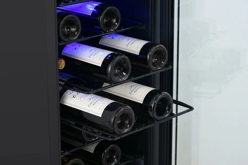 EdgeStar BWR301BL 15"W 25 Bottle Built-In Single Zone Wine Cooler - Black - Picture 9 of 12