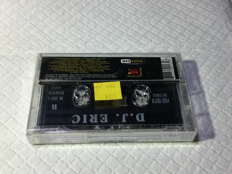 Cassette -DJ Eric – La Industria Live- Sealed - (1999) - Image 3 of 4