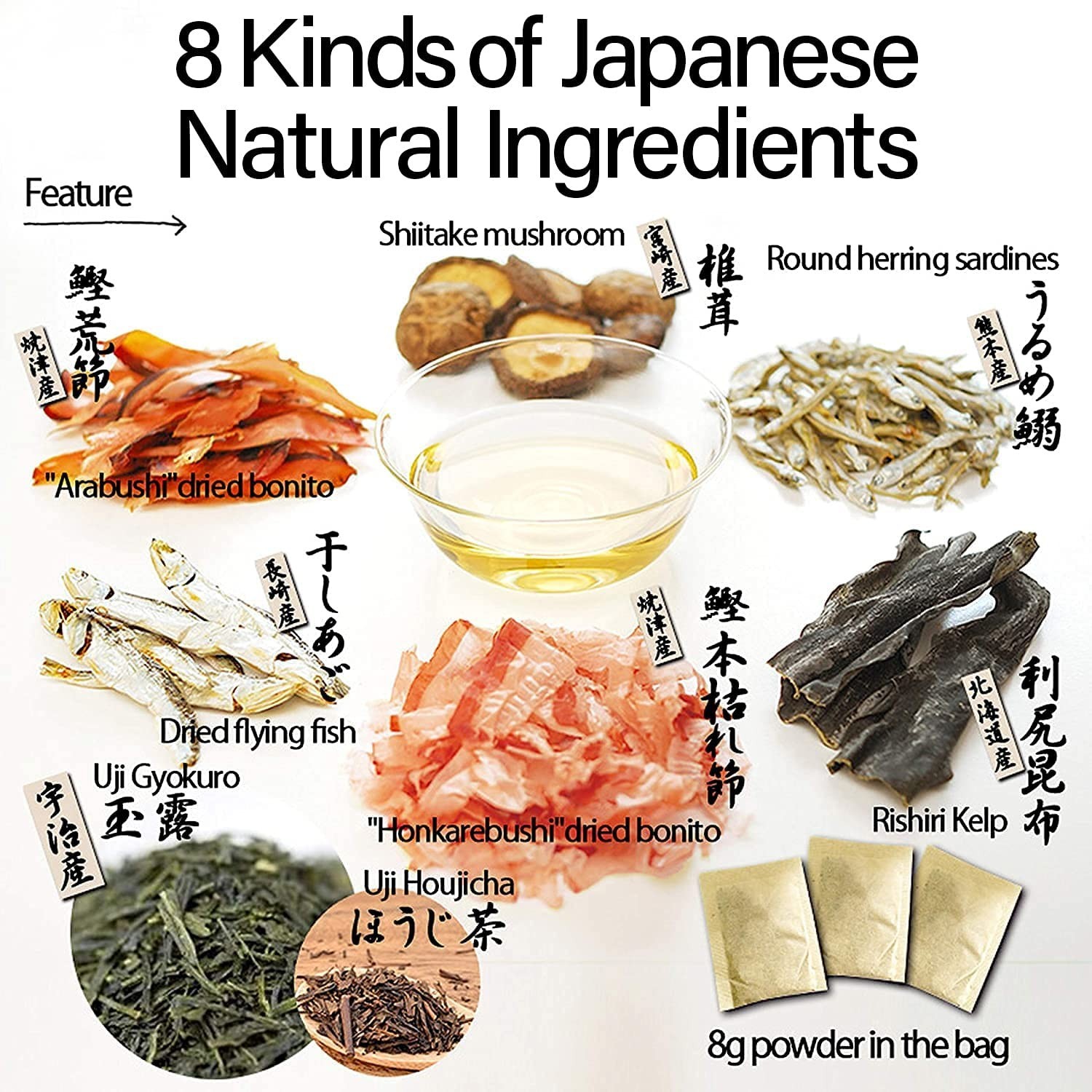 15 pack Chaganju Dashi Stock Dashi Packet Ramen Broth Miso Soup Udon Shabu & Hot