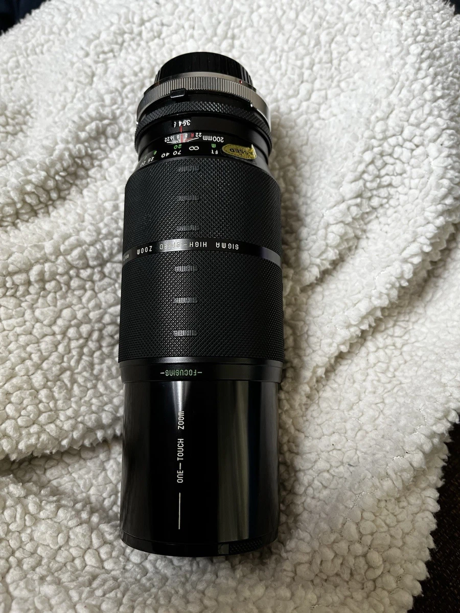 Sigma 80-200mm Focal Camera Lenses for sale | eBay